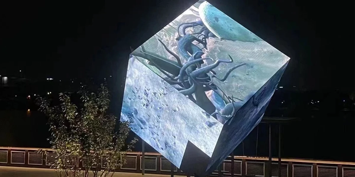 led display cube