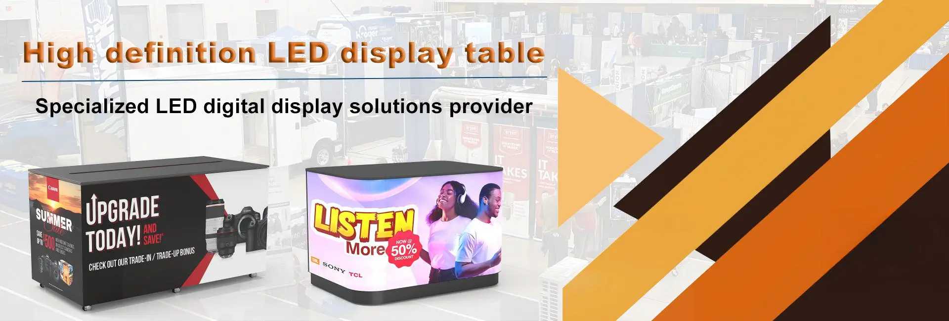 LED display digital table