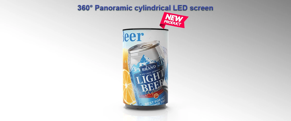 LED cylindrical screen 01