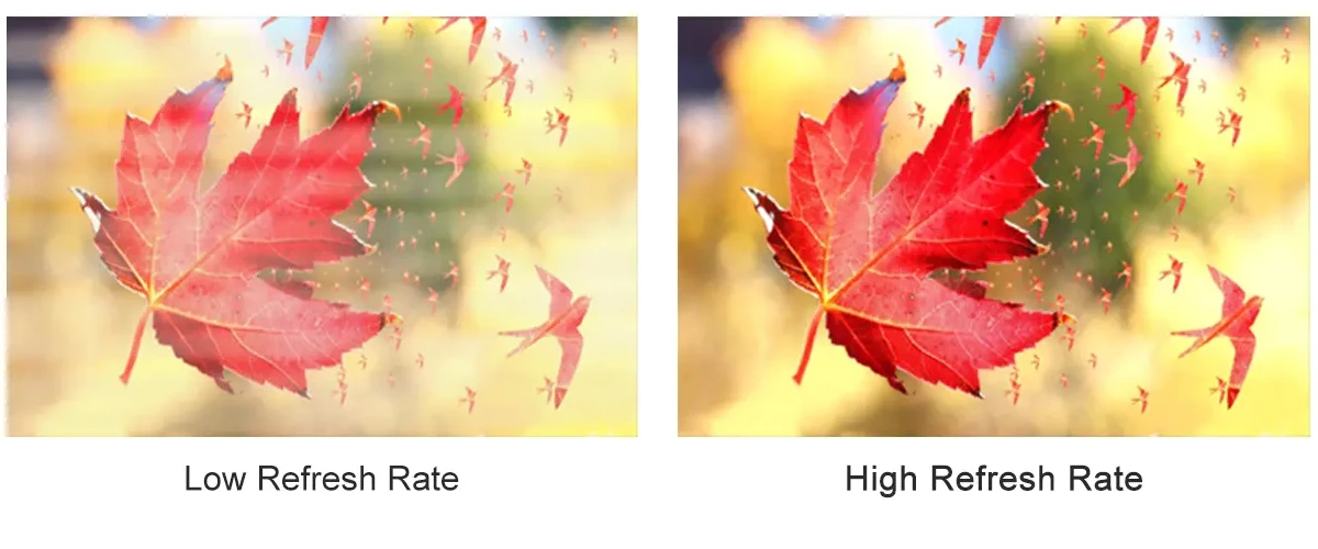 LED screen refresh rate