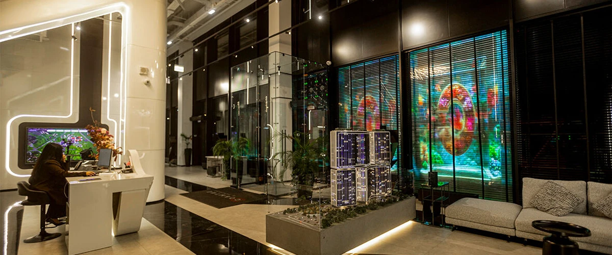 LED display in Russia