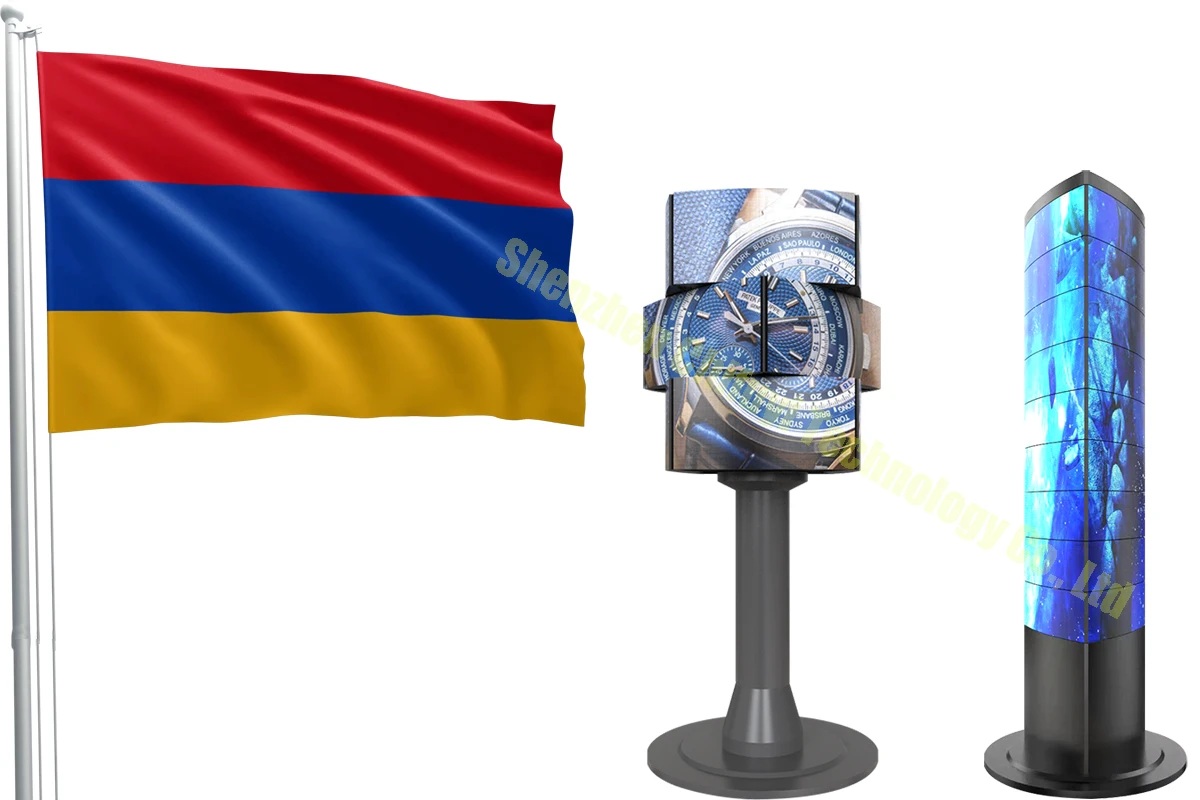 The Light of Chinese Technology Shines on the Streets of Armenia: Our LED Mechanical Screen Becomes a Striking Landmark Abroad