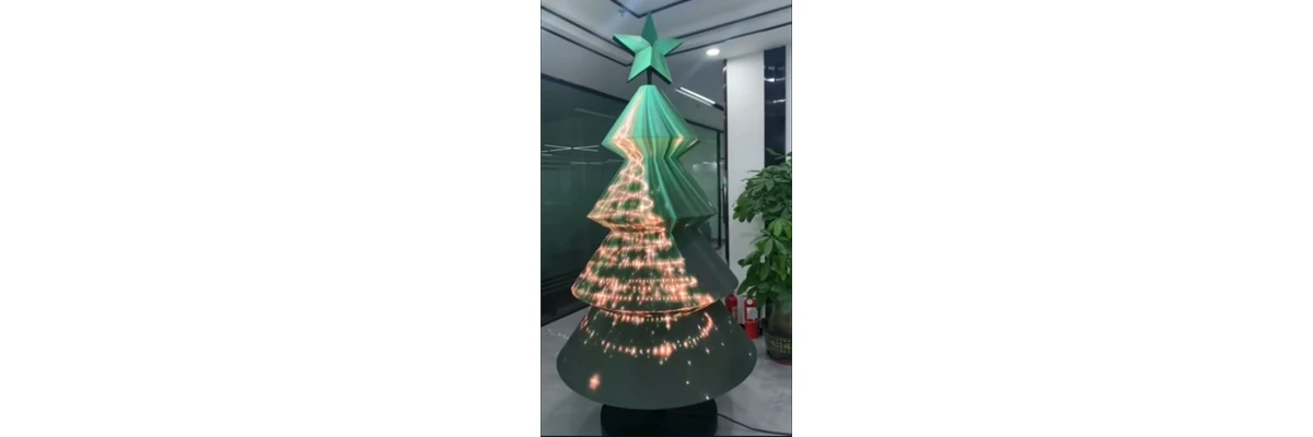 christmas tree LED display