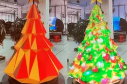 Creative holiday lighting: Build the ultimate festive vibe with an LED display christmas tree