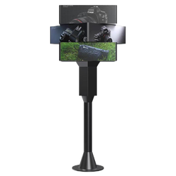 Three-layer four-sided rubik's cube LED mechanical screen