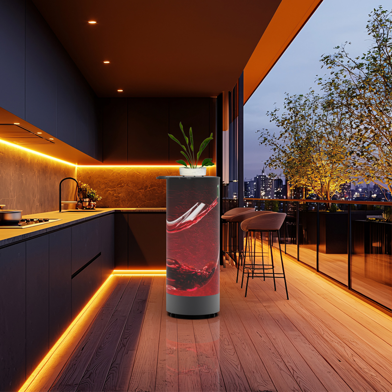 LED display showcase