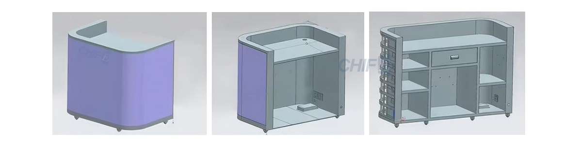 LED counter display design