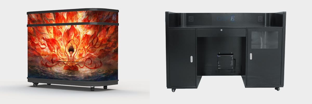 LED front desk screen