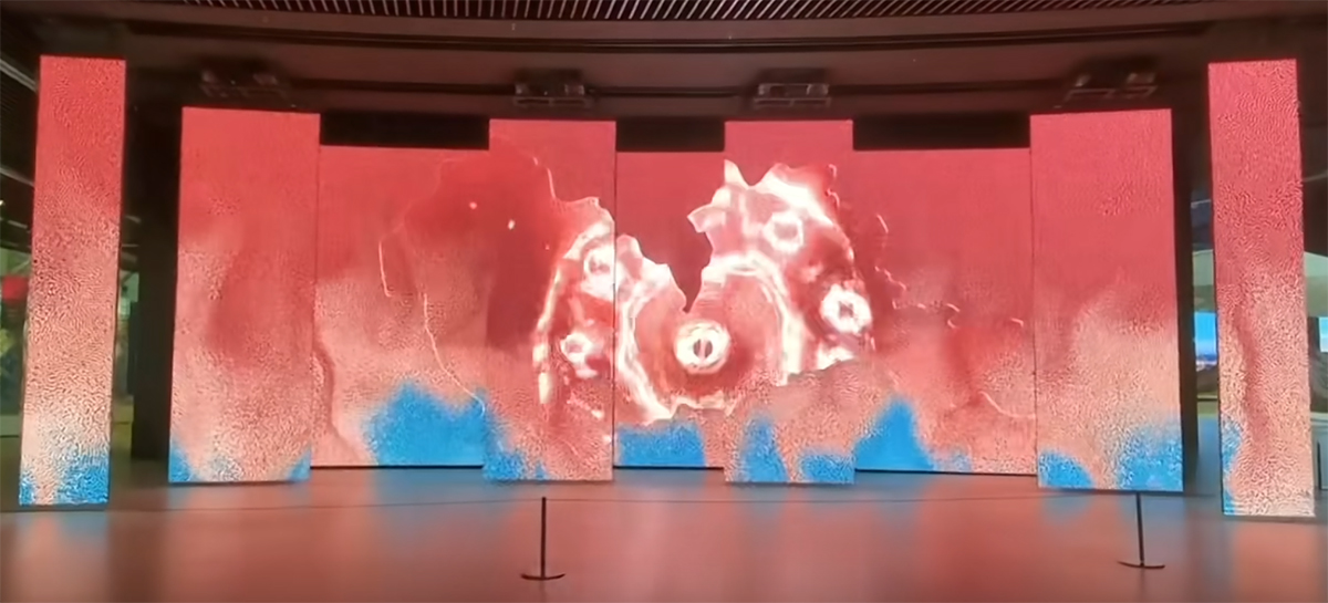 Indoor full color LED video wall