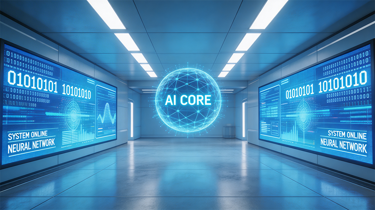 AI intellience LED screen