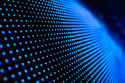 As of now, what is the smallest pixel pitch available for LED display screens?
