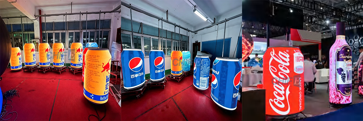 Custom can-shaped LED sign for nightclub-06