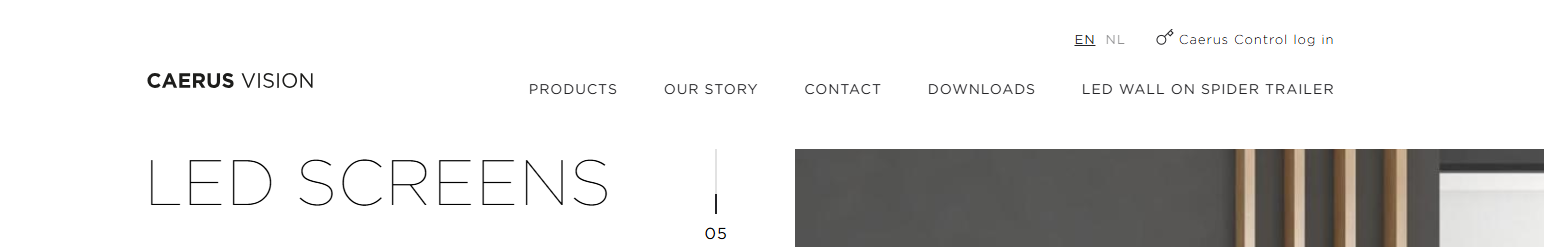 Caerus Vision dispaly company Caerus Vision dispaly company