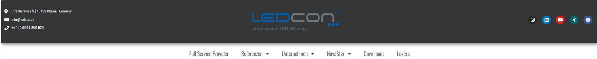 LEDCON Systems GmbH German LED Screen Company