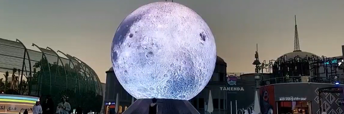 US P2.0 outdoor LED sphere screen