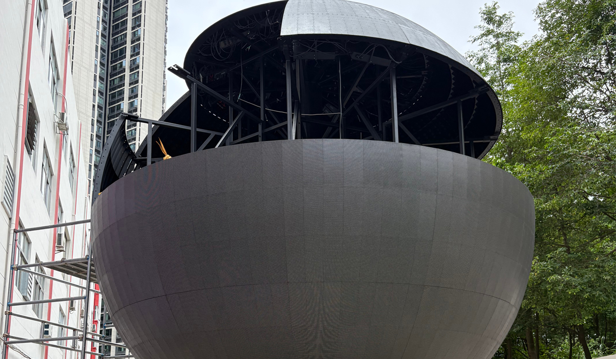 Case study: Engineering a custom 5-meter (16.4ft) LED sphere display for a US client