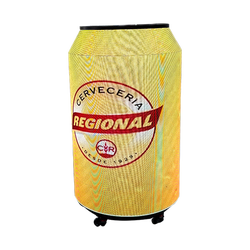 Custom Built-in Can Cooler LED Display