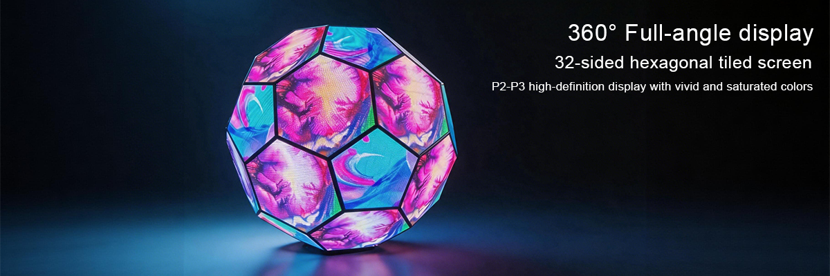Football-shaped LED display-04 Football-shaped LED display-04