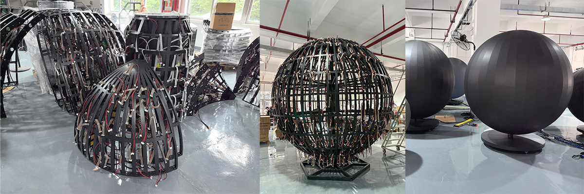 P3 spherical LED display for outdoor-02 P3 spherical LED display for outdoor-02
