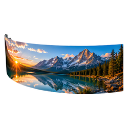 Flexible COB LED module for curved & creative displays