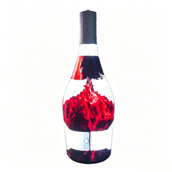 Bottle-shaped LED display