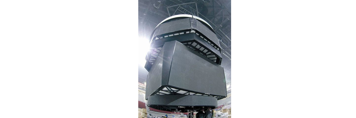 basketball arena center led display installation basketball arena center led display installation