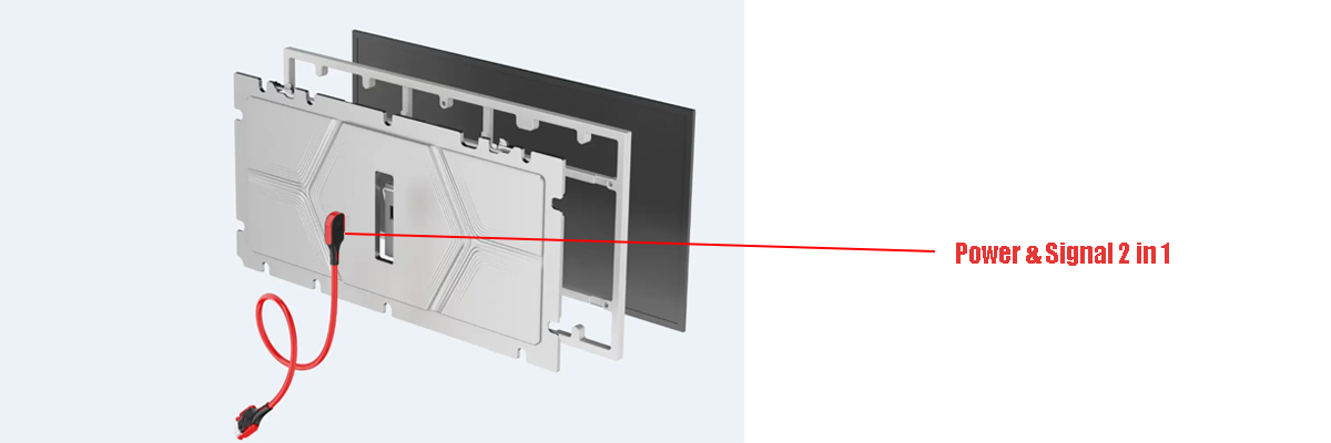 power and signal 2 in 1 led module