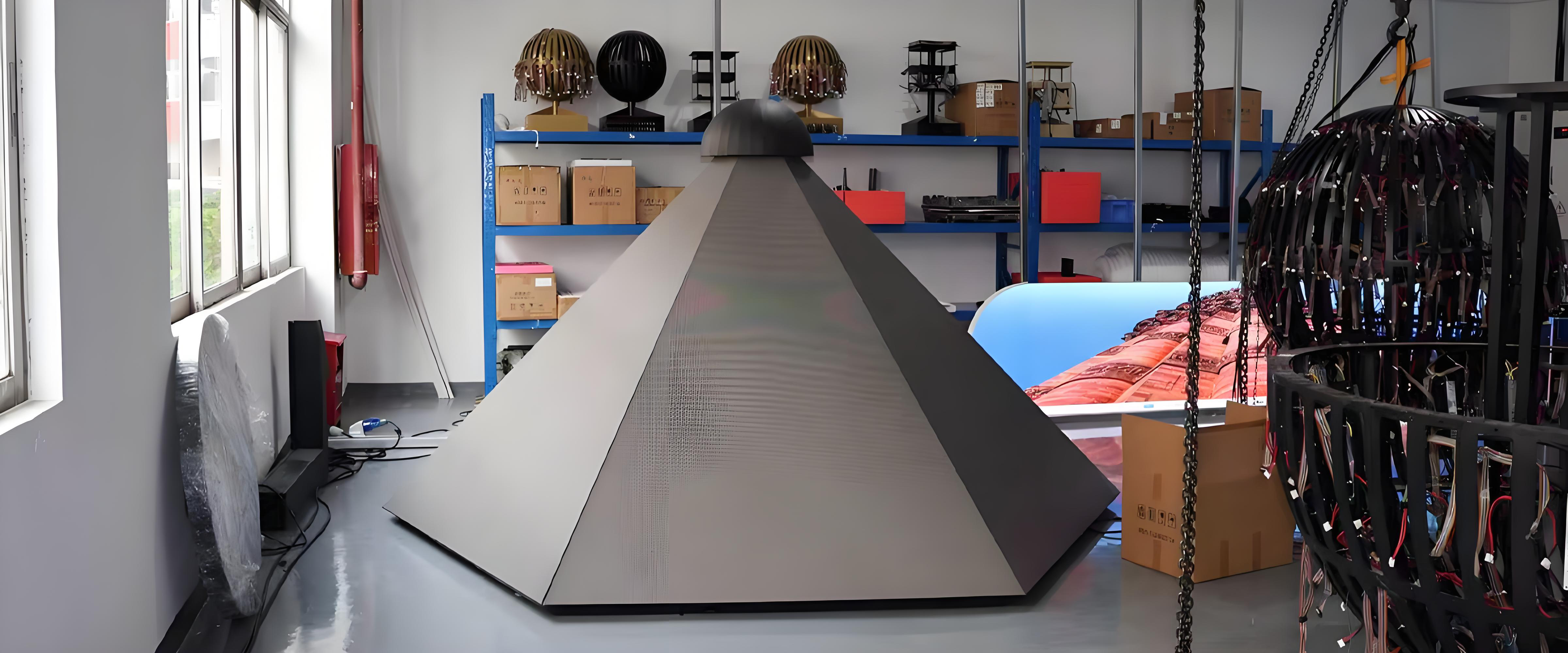 Custom-LED-Screen-Hexagonal-Prism-LED-Screen