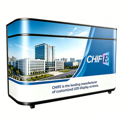 Reception desk LED display
