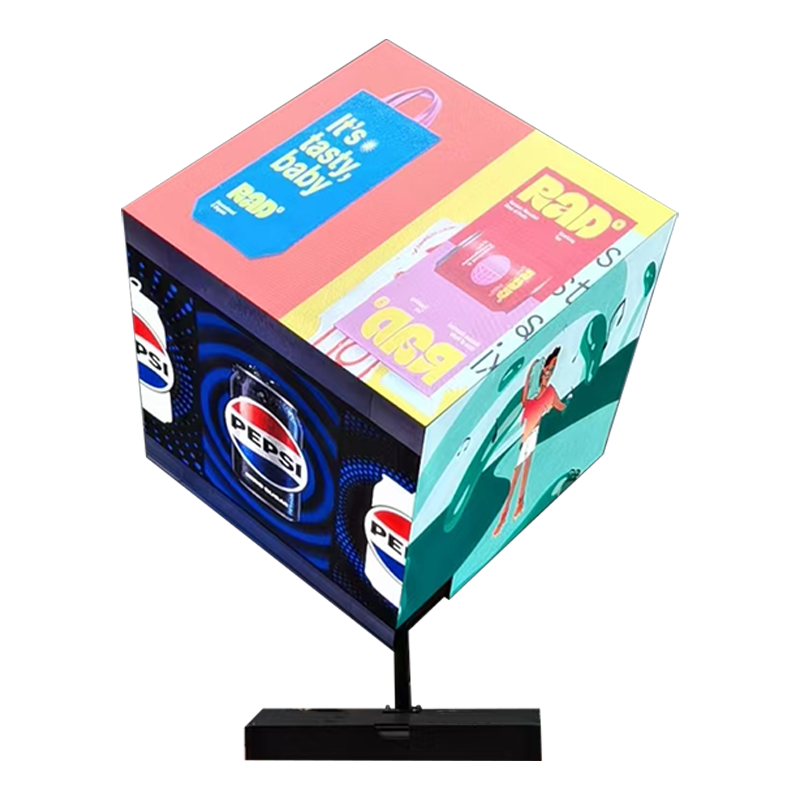 3D LED cube display