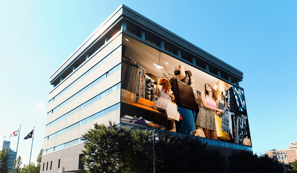 Case: P4.81 Outdoor LED Display Project for Shopping Mall in the US