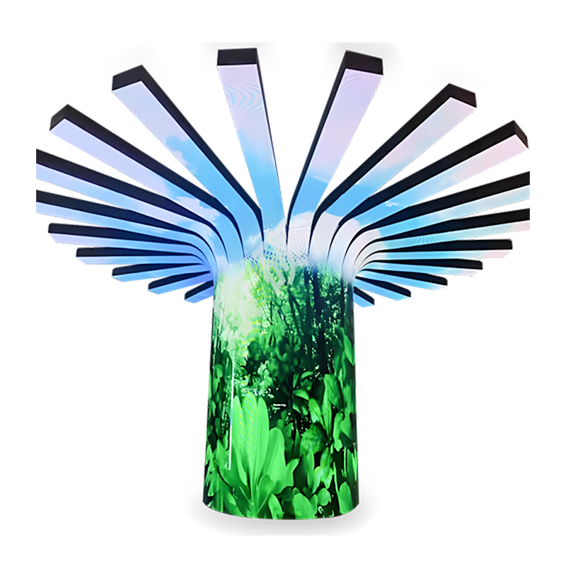 Tree-shaped LED display