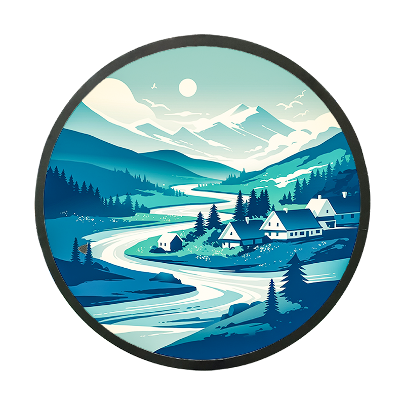 Circular LED display 