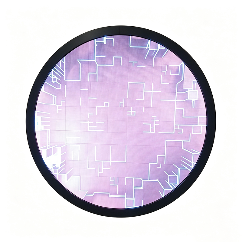Circular LED display