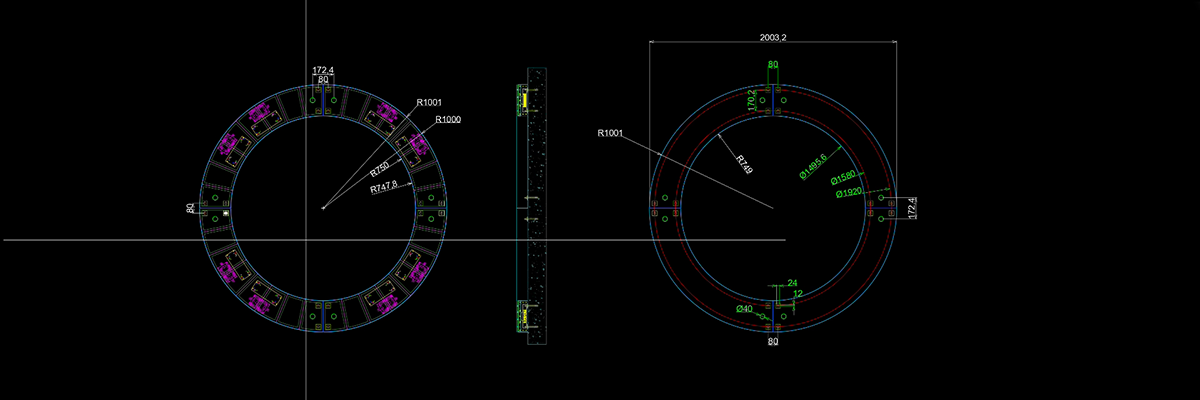 Flat Circular LED Screen-02 Flat Circular LED Screen-02